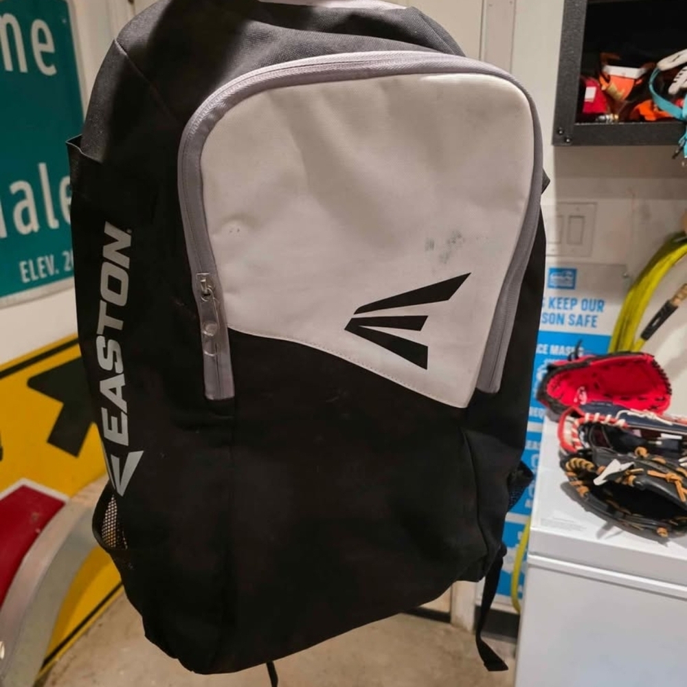 Easton Black and White Sport Backpack